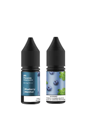 Солевая жидкость Flavorlab P1 Blueberry Menthol 10 мл 50мг/5% - Флаворлаб П1 Черника с Ментолом