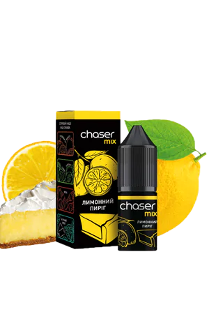 Солевая жидкость Chaser for Pod Lemon Cake (Чейзер Лимонный Пирог), 10 мл, 6%/60мг