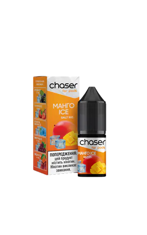 Солевая жидкость Chaser for Pod Mango Ice (Чейзер Манго Айс), 10 мл, 6%/60мг