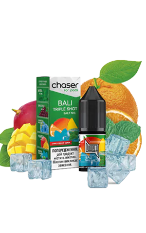 Солевая жидкость Chaser for Pod Bali Tripple Shot Salt (Чейзер Бали Трипл Шот), 10 мл, 6%/60мг